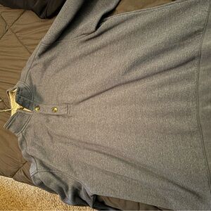 C.E. Schmidt Workwear Sherpa-Lined Hoodie in Dark Gray